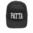 Patta Men's Arc Logo Snapback Cap in Black 