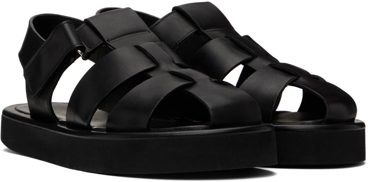 Studio Nicholson Black Cassius Sandals