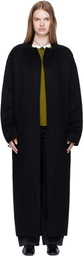 Arch The Black Cashmere High-Neck Slim Coat