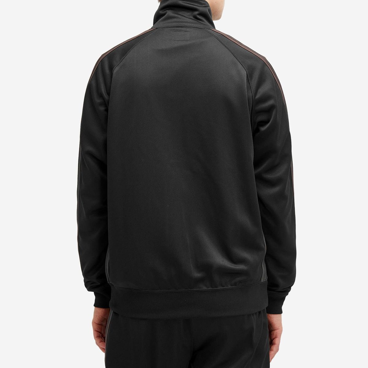 トップス Needles Track Jacket Poly JQ Star Black Needles Poly Smooth Track Jacket | Black | Canoe Club