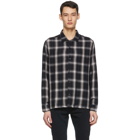 Nudie Jeans Black Shadow Check Vidar Shirt