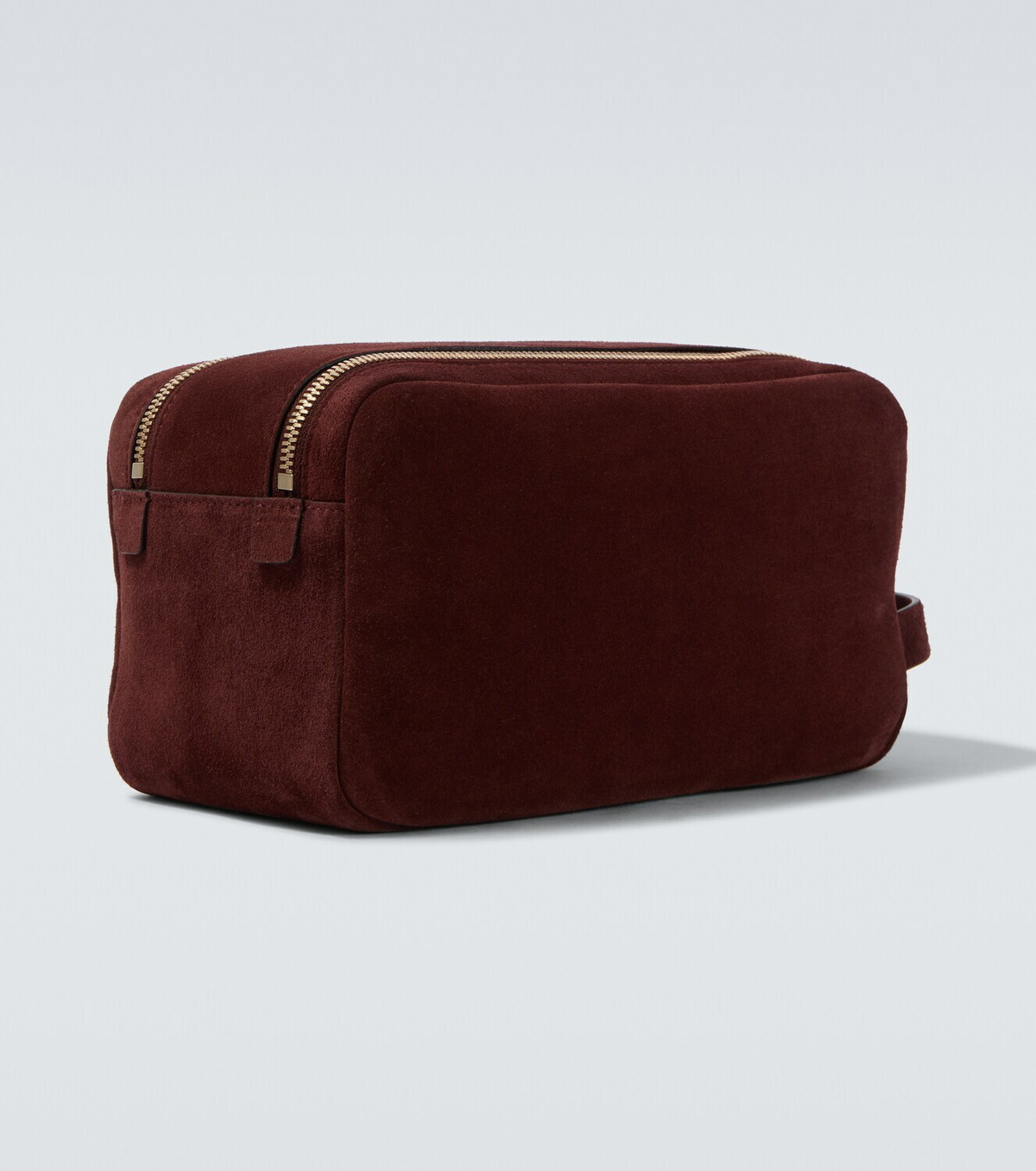 Brunello Cucinelli Suede toiletry bag