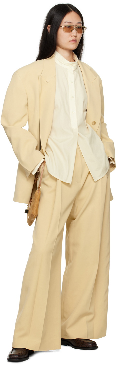 Recto Beige Corte Blazer