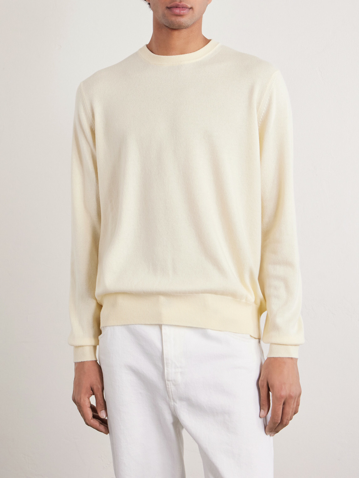 Loro Piana - Slim-Fit Baby Cashmere Sweater - Yellow