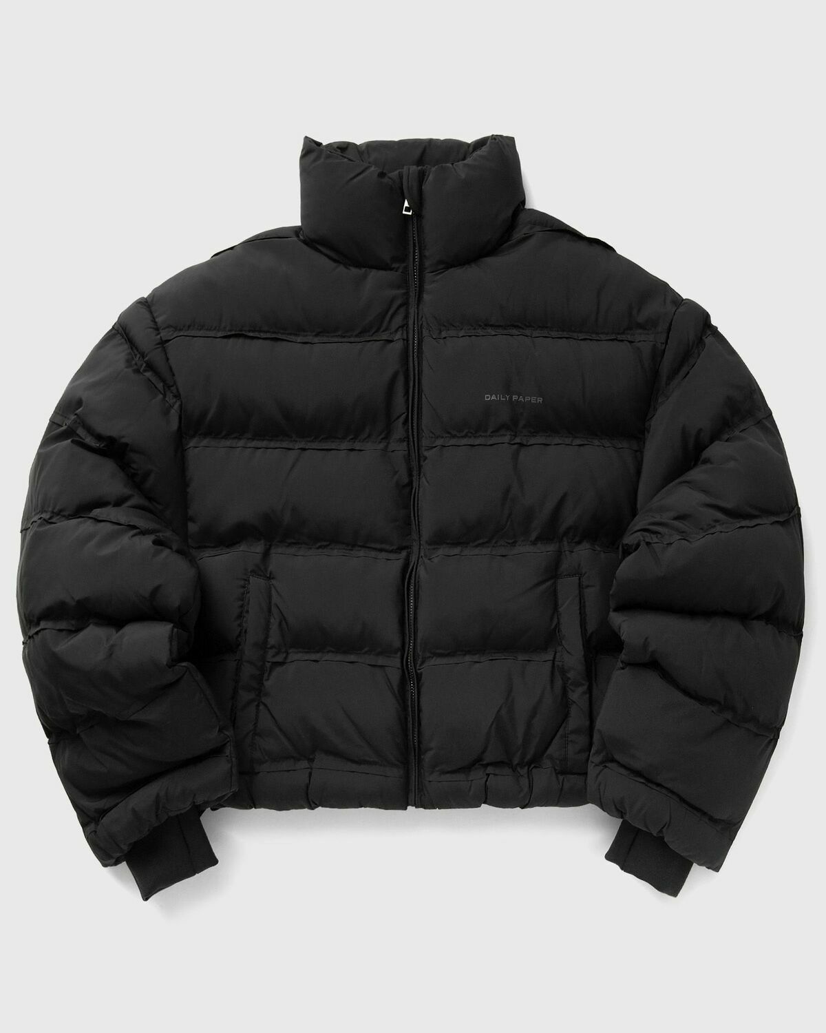 Daily Paper RELAXED SHORT PUFFER Black Womens Down & Puffer Jacket
