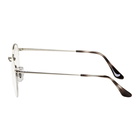 Ray-Ban Silver Round Gaze Glasses