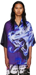 Gerrit Jacob Purple Printed Shirt