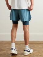 Lululemon - Straight-Leg Mesh-Trimmed Recycled Swift™ Tennis Shorts - Blue