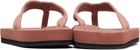 Maison Kitsuné Beige Indosole Edition 'Easy Living' Flip-Flops
