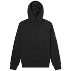 Calvin Klein Men's Monogram Sleeve Badge Popover Hoody in CK Black