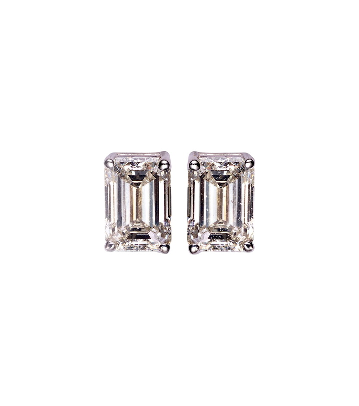 Photo: Shay Jewelry 18kt white gold earrings with diamonds