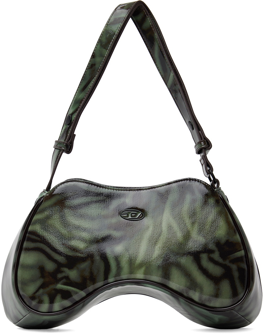 関税送料込★DIESEL/PLAY CROSSBODY green Diesel Green Play Crossbody Bag Diesel