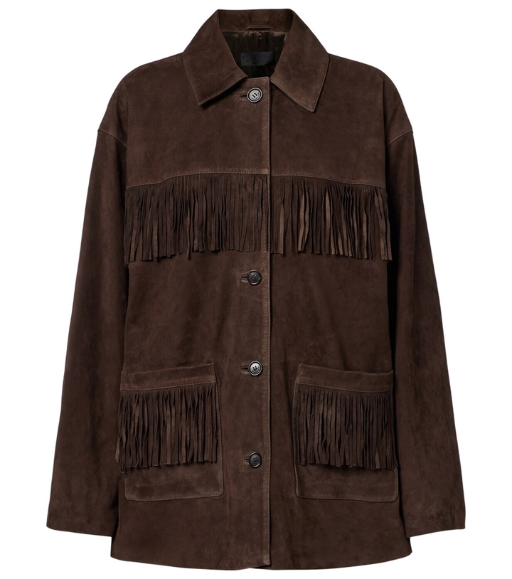 Photo: Nili Lotan Foudre fringed suede jacket