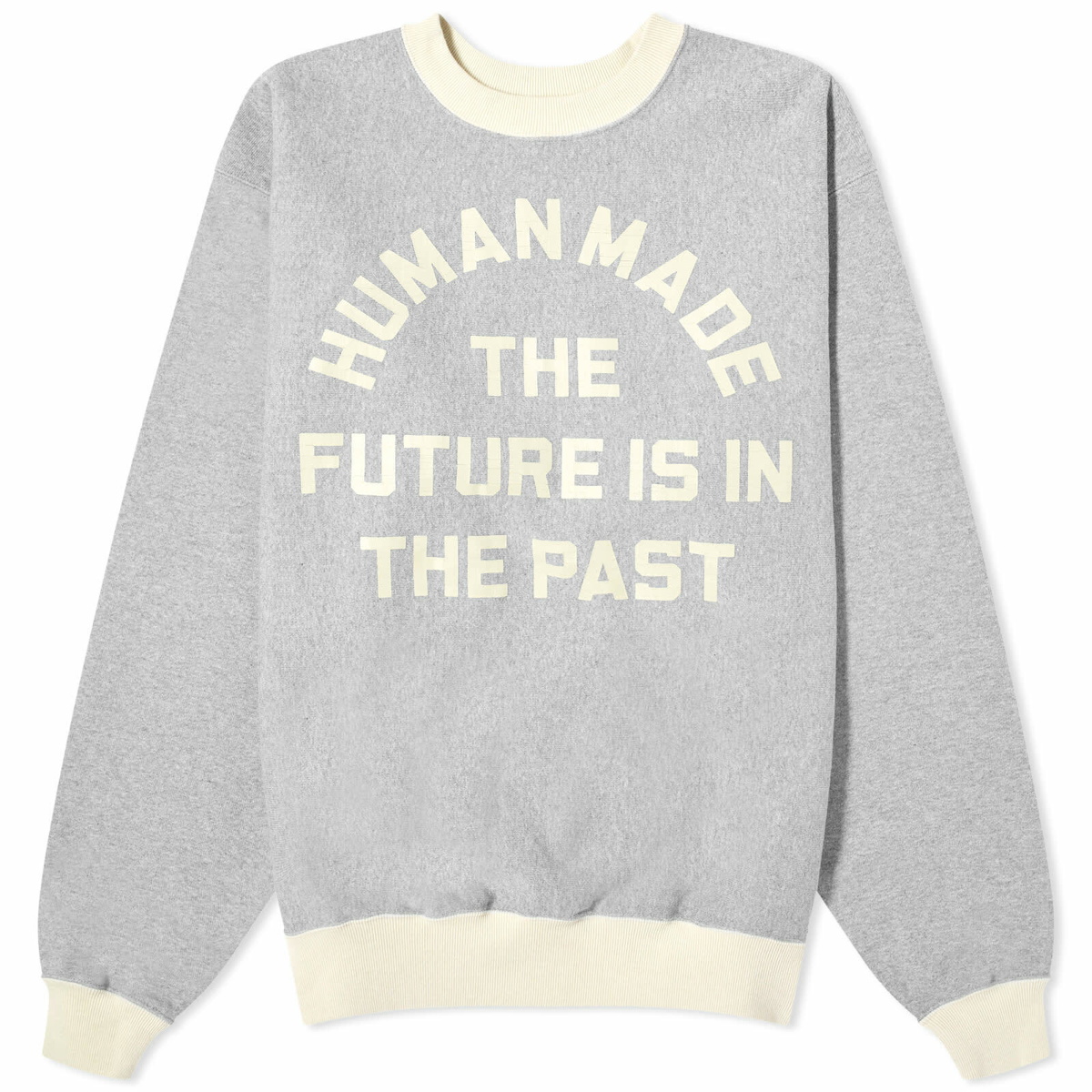 Photo: Human Made Men's Contast Sweatshirt in Gray