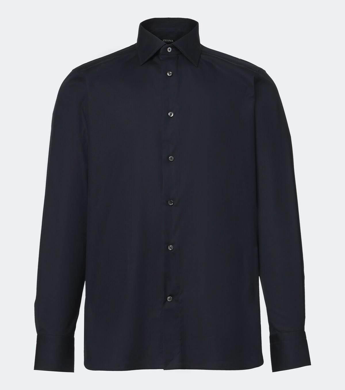 Zegna Cotton-blend poplin shirt