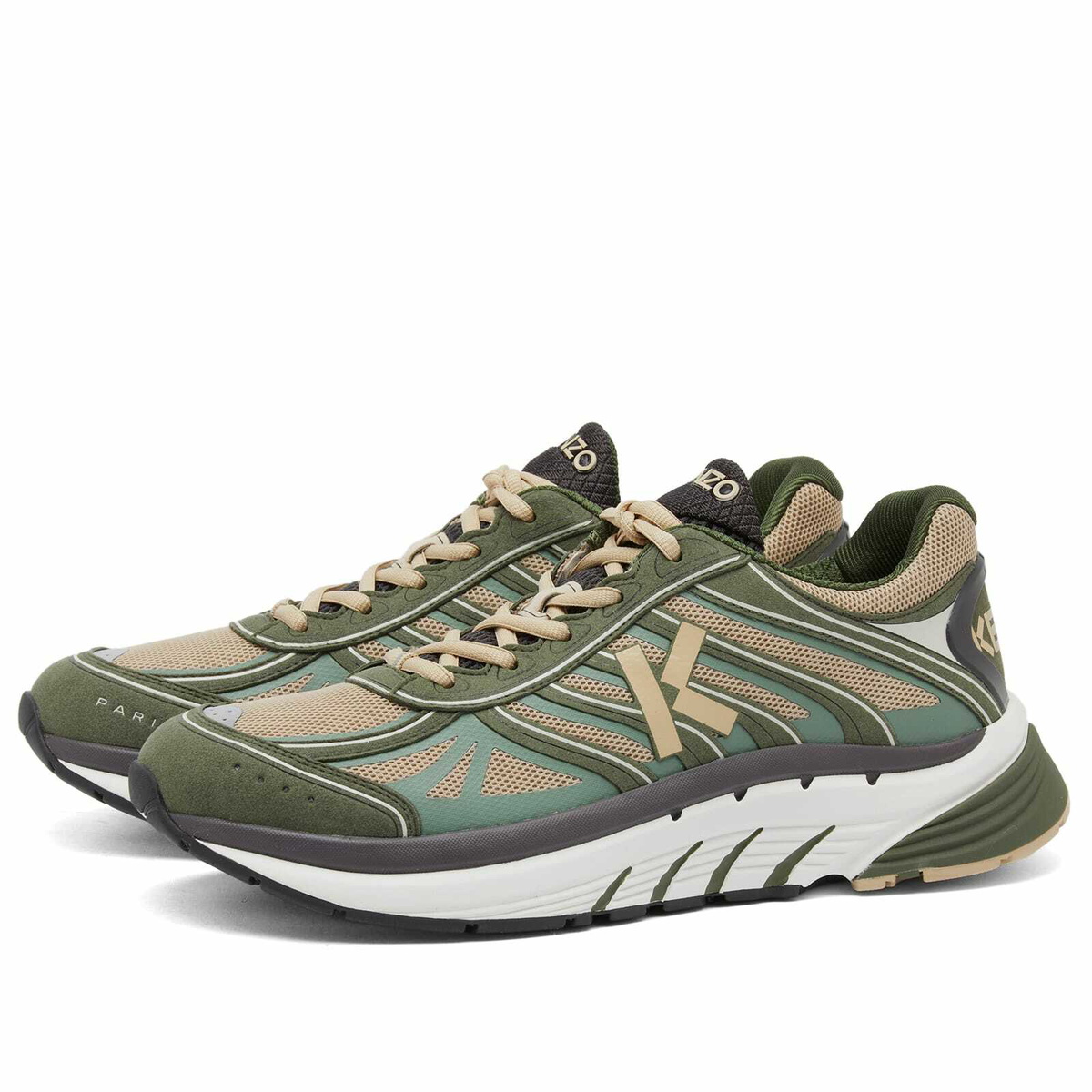 Kenzo Men's Pace Sneaker in Green Kenzo