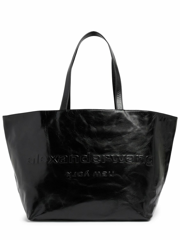 Photo: ALEXANDER WANG Punch Crackle Patent Leather Tote Bag