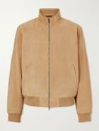 Polo Ralph Lauren - Suede Bomber Jacket - Neutrals