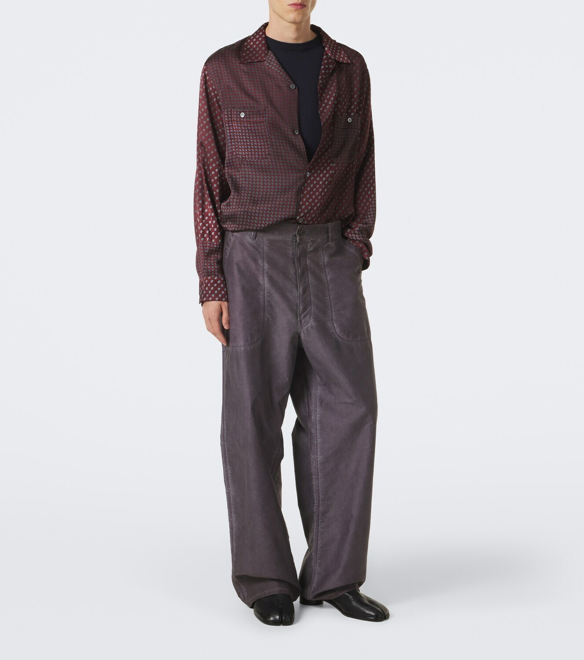 Maison Margiela Cotton wide-leg pants