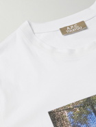 A.P.C. - Palermo Printed Cotton-Jersey T-Shirt - White