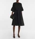 Deveaux New York - Riley checked midi dress