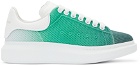 Alexander McQueen Green & White Degradé Oversized Sneakers