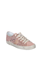 Philippe Model Prsx Low Glitter Pink Sneakers