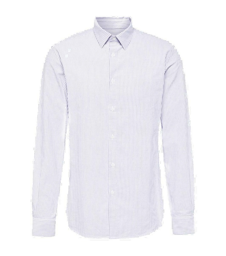 Photo: Sunspel Striped cotton Oxford shirt