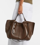 Max Mara Large leather tote bag