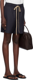 Fear of God Navy Wool Classic Shorts