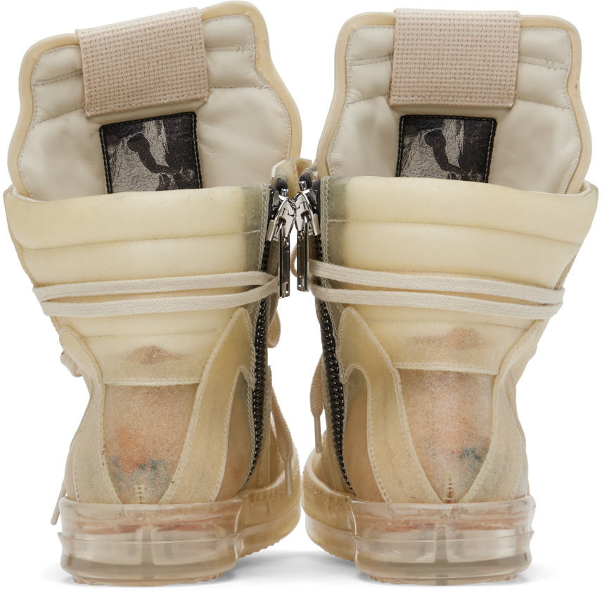 24PF new/RICK OWENS ジオバスケットスニーカー Sneakers Beige Rick Owens Beige Geobasket Sneakers Rick Owens