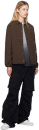 Dime Brown Cursive Jacket