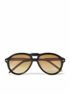 Jacques Marie Mage - Valkyrie Aviator-Style Acetate Sunglasses