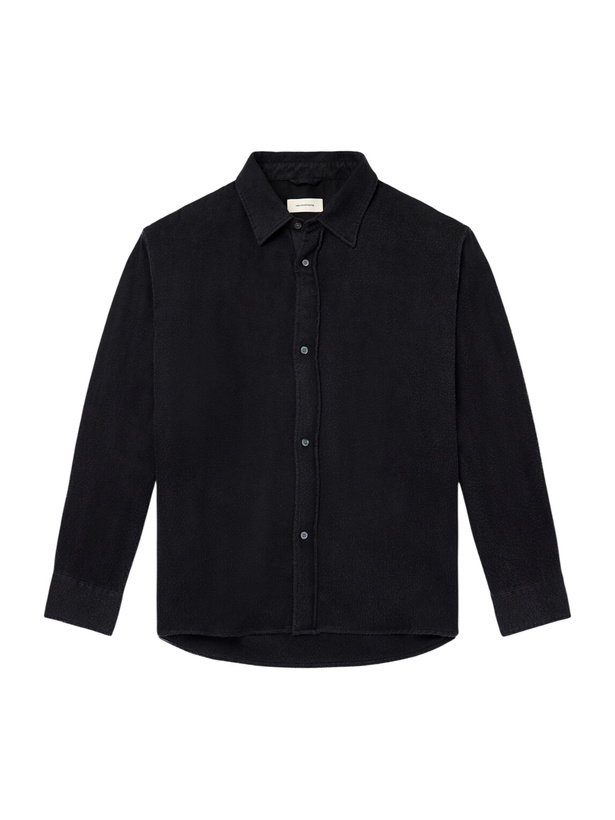 Photo: mfpen - Garden Brushed Lyocell Overshirt - Black
