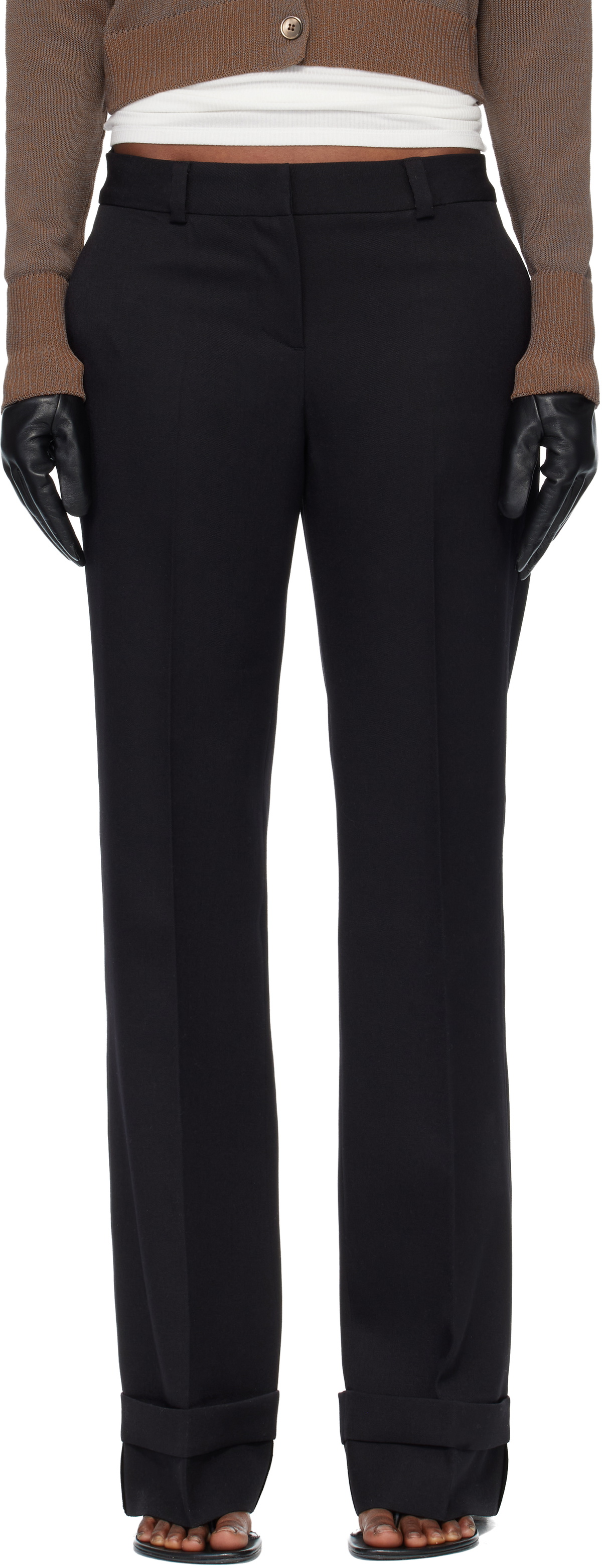 OUR LEGACY Black Hip Trousers