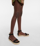 Gianvito Rossi - Suede espadrille sandals
