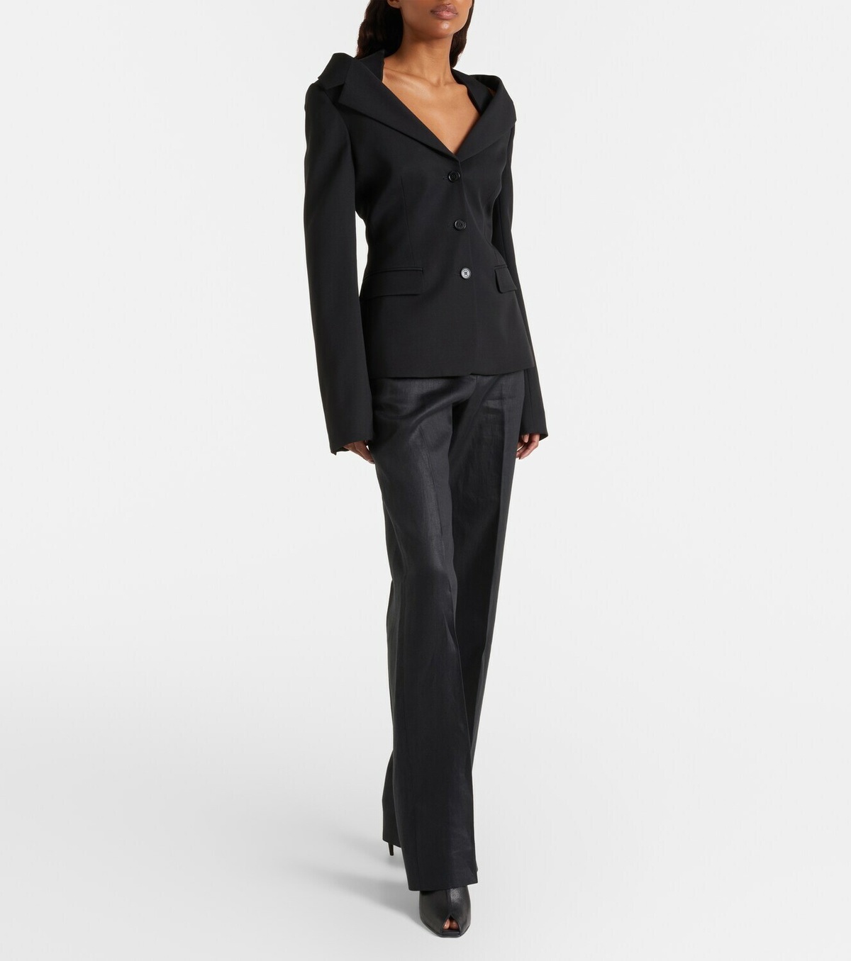 McQueen Crêpe blazer