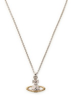 Vivienne Westwood Mayfair Bas Relief Two-toned Rhodium-plated Necklace - Silver - One Size
