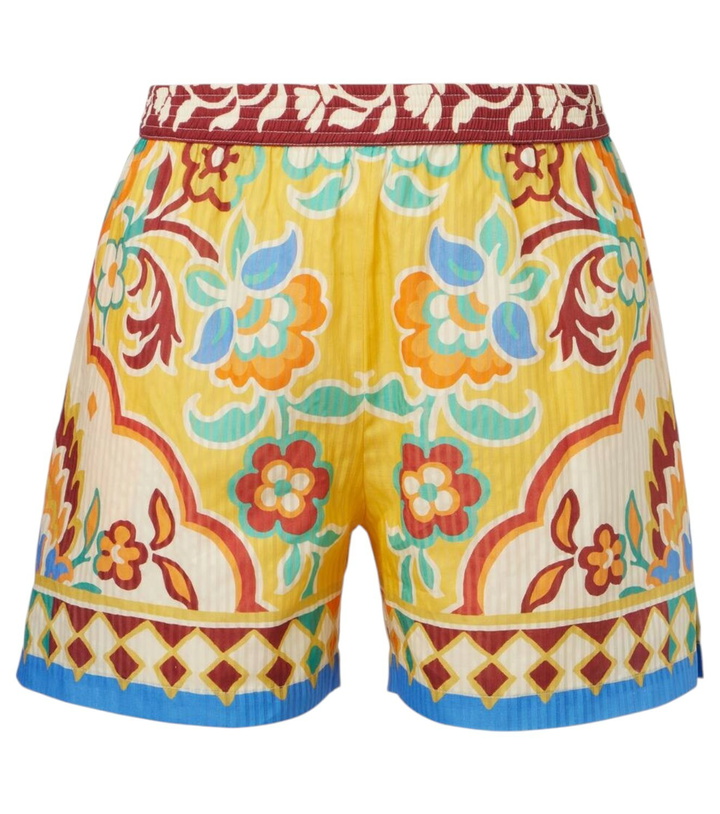 Photo: Etro Printed cotton and silk shorts
