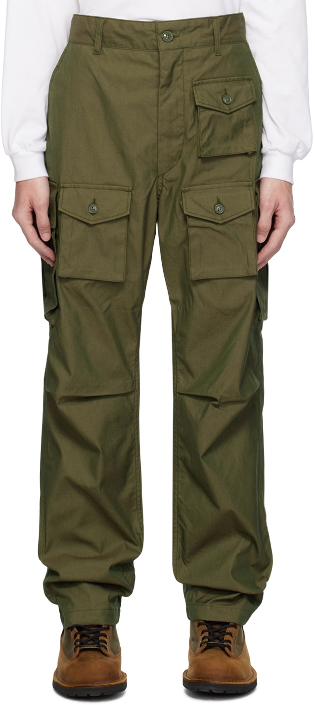 Engineered Garments Khaki FA Cargo Pants Engineered Garments