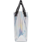 Honey Fucking Dijon Silver PVC Iridescent Tote