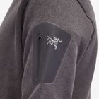 Arc'teryx Men's Arcteryx Covert 1/2 Zip Fleece Jacket in Black Heather