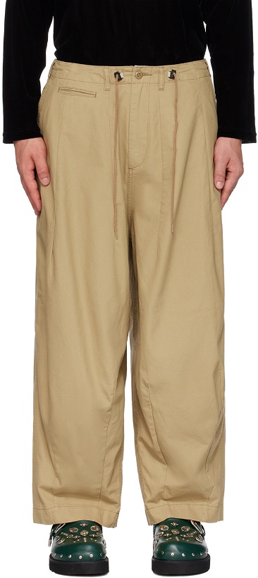 Photo: NEEDLES Khaki Darted Trousers