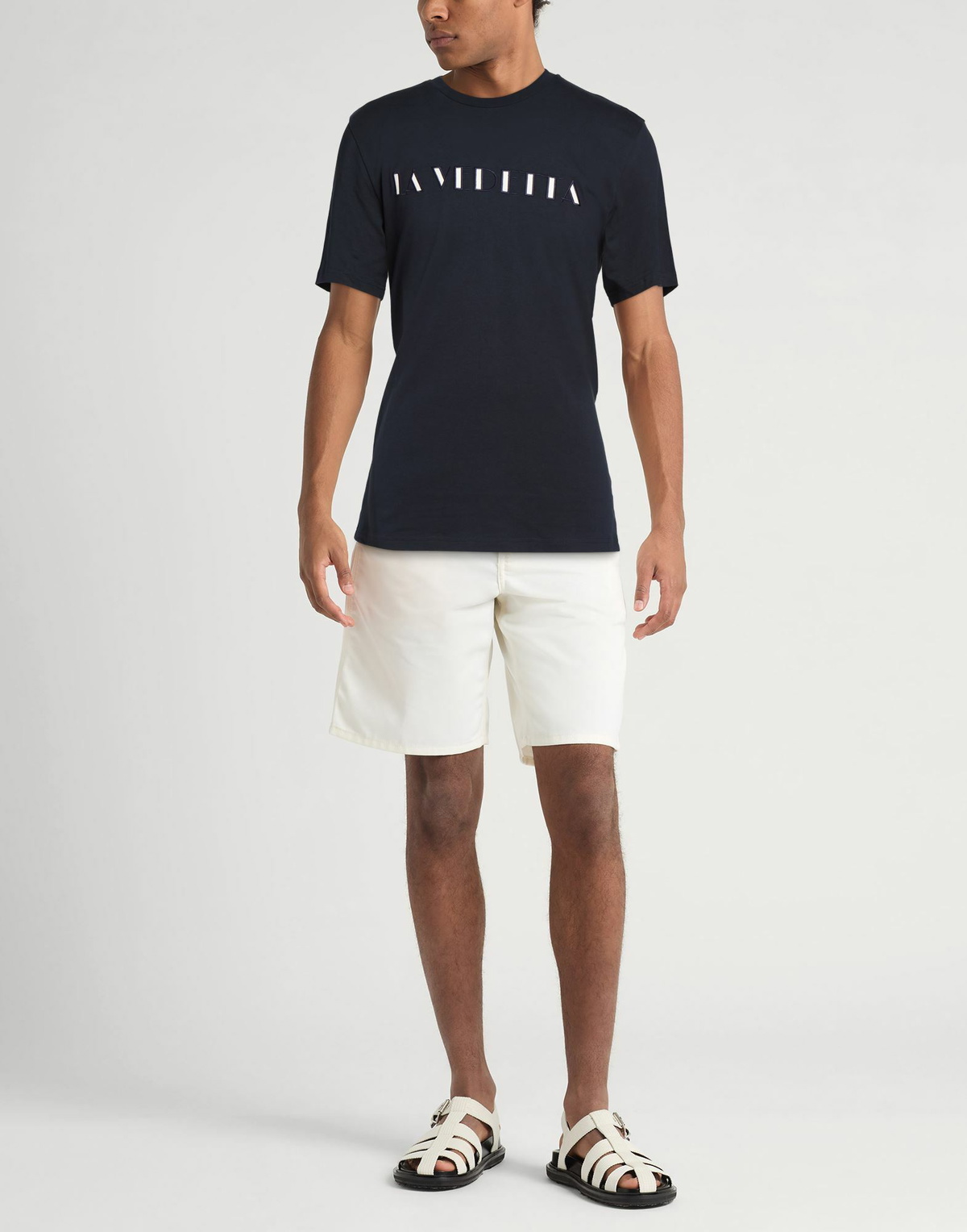 Msgm Mens T-shirt in Midnight blue