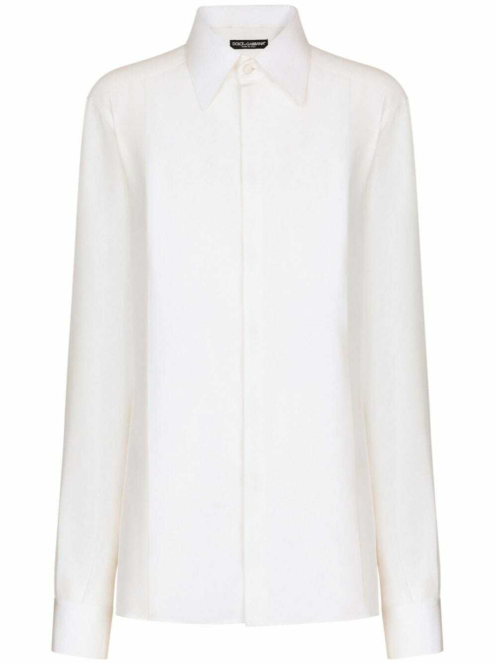 Dolce & Gabbana Women's Silk Shirt White