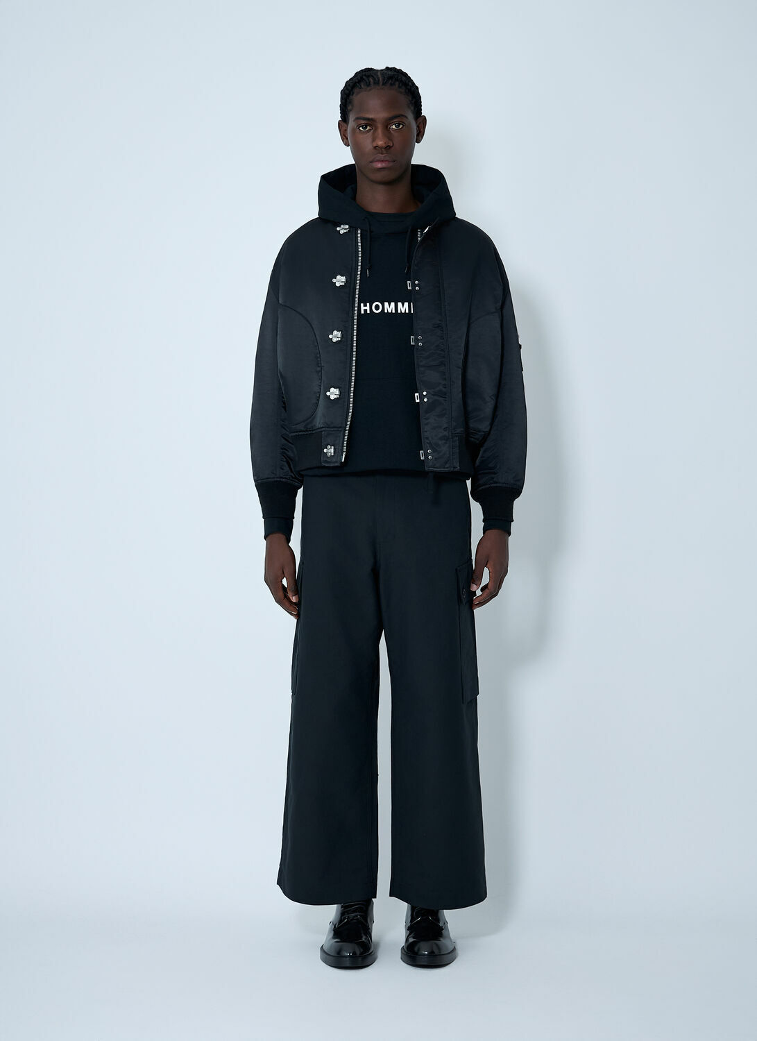 Comme des Garçons Homme Satin Bomber Jacket