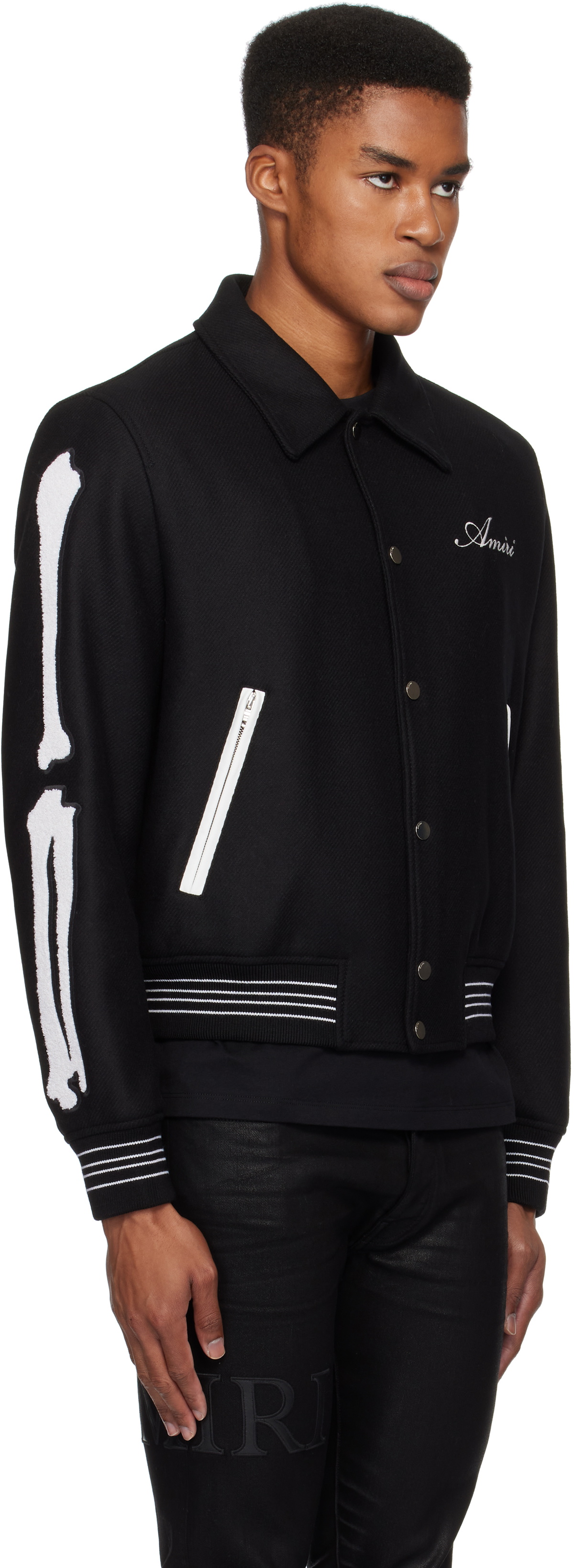 AMIRI ボーンジャケット ブラック