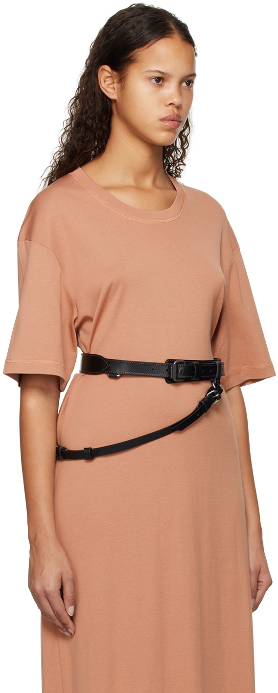 LEMAIRE Black Equestrian Belt Lemaire