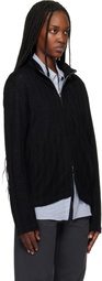 POST ARCHIVE FACTION (PAF) Black Zip Track Jacket