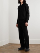 Stone Island - Logo-Appliquéd Cotton Polo Shirt - Black